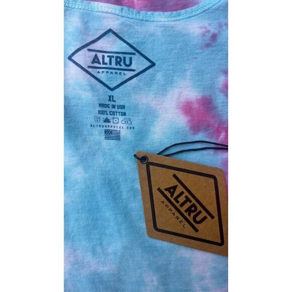 Altru Men's Cotton Tie Dye Sleeveless Surf Tank Shirt L XL - Picture 16 of 16